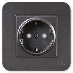 Radius Çocuk Korumalı Topraklı Priz, Füme