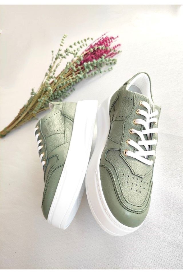 Kadın Hakiki Deri Sneaker