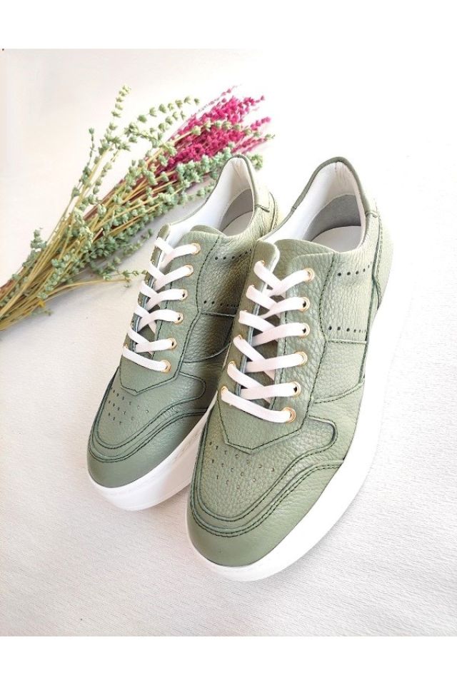 Kadın Hakiki Deri Sneaker