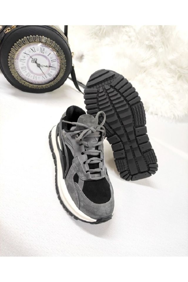 KADIN HAKİKİ DERİ İTHAL SNEAKER