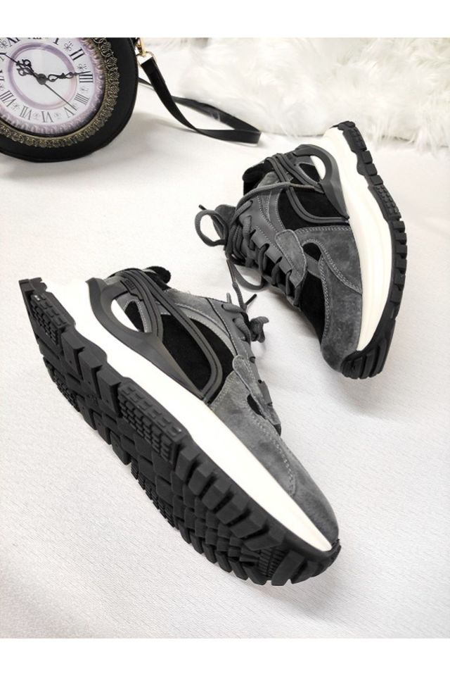 KADIN HAKİKİ DERİ İTHAL SNEAKER