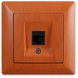 Visage Nümeris Telefon  Prizi (Cat3), Meşe
