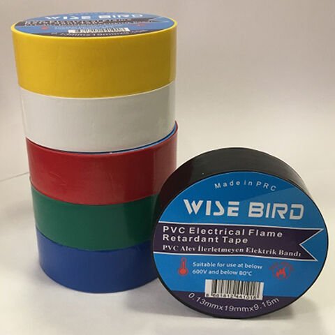 Wise Bird Elektrik Bandı Sarı  0.13 mm x 19 mm