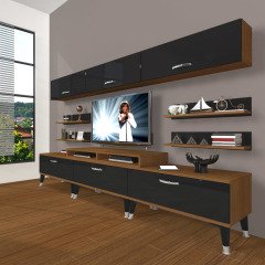 Decoraktiv Ekoflex 8Y Slm Silver Tv Ünitesi Tv Sehpası