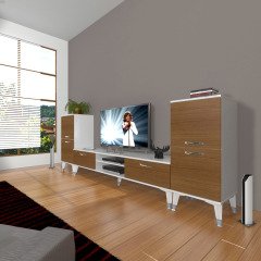 Decoraktiv Eko On2 Mdf Dvd Silver Tv Ünitesi Tv Sehpası