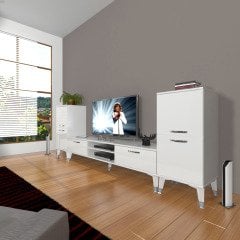 Decoraktiv Eko On2 Mdf Dvd Silver Tv Ünitesi Tv Sehpası