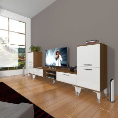 Decoraktiv Eko On2 Mdf Dvd Silver Tv Ünitesi Tv Sehpası