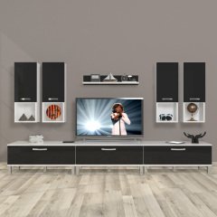 Decoraktiv Eko 8DA Slm Krom Ayaklı Tv Ünitesi Tv Sehpası