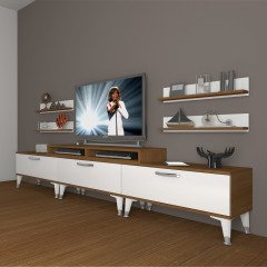 Decoraktiv Ekoflex 270r Slm Silver Tv Ünitesi Tv Sehpası