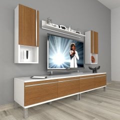 Decoraktiv Eko 5200TA Mdf Krom Ayaklı Tv Ünitesi Tv Sehpası