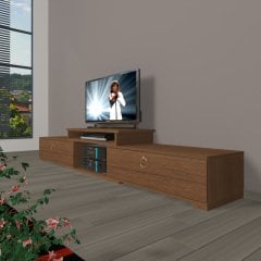 Decoraktiv Flex 4 Mdf Gold Tv Ünitesi Tv Sehpası