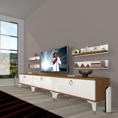 Decoraktiv Eko 270r Mdf Gold Tv Ünitesi Tv Sehpası