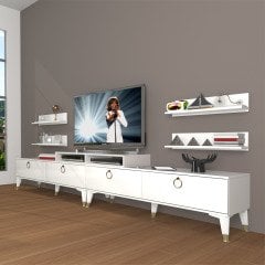 Decoraktiv Ekoflex 360R Mdf Gold Tv Ünitesi Tv Sehpası