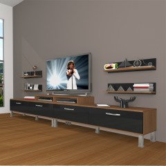 Decoraktiv Ekoflex 360R Slm Krom Ayaklı Tv Ünitesi Tv Sehpası