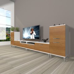 Decoraktiv Eko 9200 Slm Krom Ayaklı Tv Ünitesi Tv Sehpası