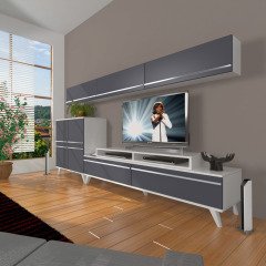 Decoraktiv Ekoflex 8 Mdf Retro Tv Ünitesi Tv Sehpası