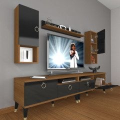 Decoraktiv Eko 5200DA Mdf Gold Tv Ünitesi Tv Sehpası