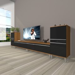 Decoraktiv Eko 9200T Mdf Krom Ayaklı Tv Ünitesi Tv Sehpası