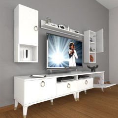 Decoraktiv Eko 5220DA Mdf Gold Tv Ünitesi Tv Sehpası