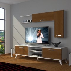 Decoraktiv Eko 5L Mdf Dvd Retro Tv Ünitesi Tv Sehpası