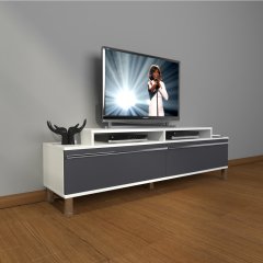 Decoraktiv Ekoflex 4 Mdf Krom Ayaklı Tv Ünitesi Tv Sehpası