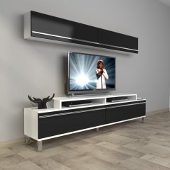 Decoraktiv Ekoflex 5 Mdf Krom Ayaklı Tv Ünitesi Tv Sehpası