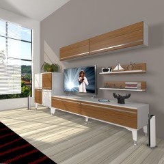 Decoraktiv Eko 6Y Mdf Std Silver Tv Ünitesi Tv Sehpası