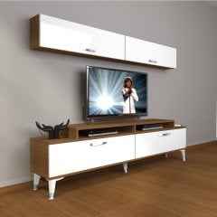 Decoraktiv Ekoflex 5 Slm Silver Tv Ünitesi Tv Sehpası