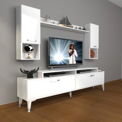 Decoraktiv Ekoflex 5DA Mdf Silver Tv Ünitesi Tv Sehpası