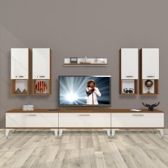 Decoraktiv Eko 8DA Mdf Silver Tv Ünitesi Tv Sehpası