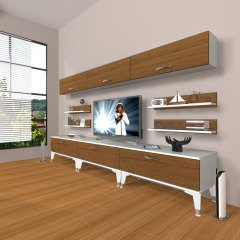 Decoraktiv Eko 8Y Slm Silver Tv Ünitesi Tv Sehpası