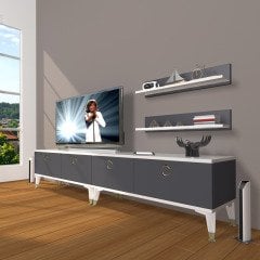 Decoraktiv Eko 200T Mdf Gold Tv Ünitesi Tv Sehpası