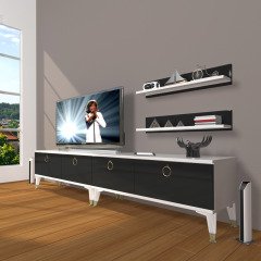 Decoraktiv Eko 200T Mdf Gold Tv Ünitesi Tv Sehpası