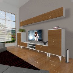 Decoraktiv Eko 9 Mdf Dvd Gold Tv Ünitesi Tv Sehpası