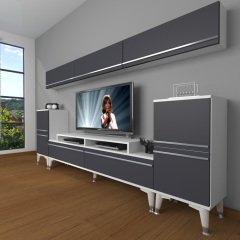 Decoraktiv Ekoflex 9 Mdf Silver Tv Ünitesi Tv Sehpası