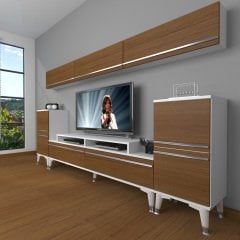 Decoraktiv Ekoflex 9 Mdf Silver Tv Ünitesi Tv Sehpası