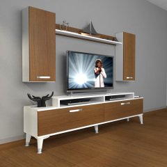 Decoraktiv Ekoflex 7 Slm Silver Tv Ünitesi Tv Sehpası