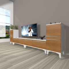 Decoraktiv Eko 9200T Mdf Silver Tv Ünitesi Tv Sehpası