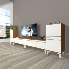 Decoraktiv Eko 9200T Mdf Silver Tv Ünitesi Tv Sehpası