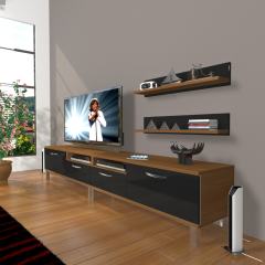 Decoraktiv Eko 220r Slm Krom Ayaklı Tv Ünitesi Tv Sehpası