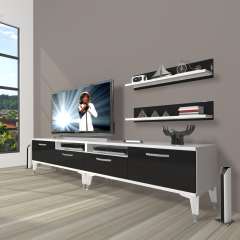 Decoraktiv Eko 220r Mdf Silver Tv Ünitesi Tv Sehpası