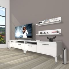 Decoraktiv Eko 220r Slm Silver Tv Ünitesi Tv Sehpası