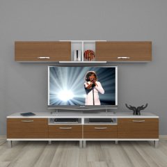 Decoraktiv Eko 5220 Mdf Krom Ayaklı Tv Ünitesi Tv Sehpası