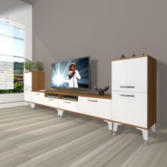 Decoraktiv Eko 9220 Slm Silver Tv Ünitesi Tv Sehpası