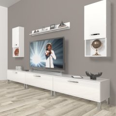 Decoraktiv Eko 270da Mdf Krom Ayaklı Tv Ünitesi Tv Sehpası
