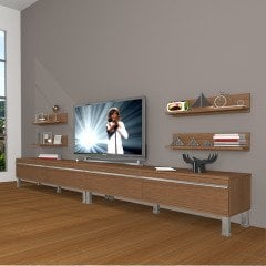 Decoraktiv Eko 360R Mdf Krom Ayaklı Tv Ünitesi Tv Sehpası