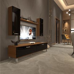 Decoraktiv Eko 7 Slm Std Krom Ayaklı Tv Ünitesi Tv Sehpası