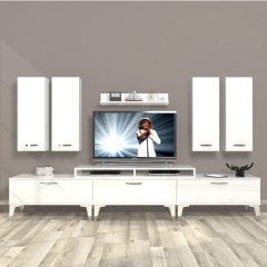 Decoraktiv Ekoflex 8D Slm Silver Tv Ünitesi Tv Sehpası