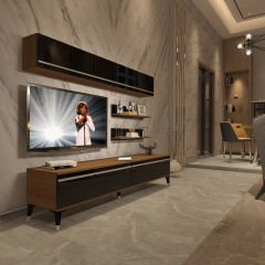 Decoraktiv Eko 5 Mdf Std Silver Tv Ünitesi Tv Sehpası