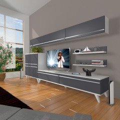 Decoraktiv Eko 8 Mdf Std Retro Tv Ünitesi Tv Sehpası